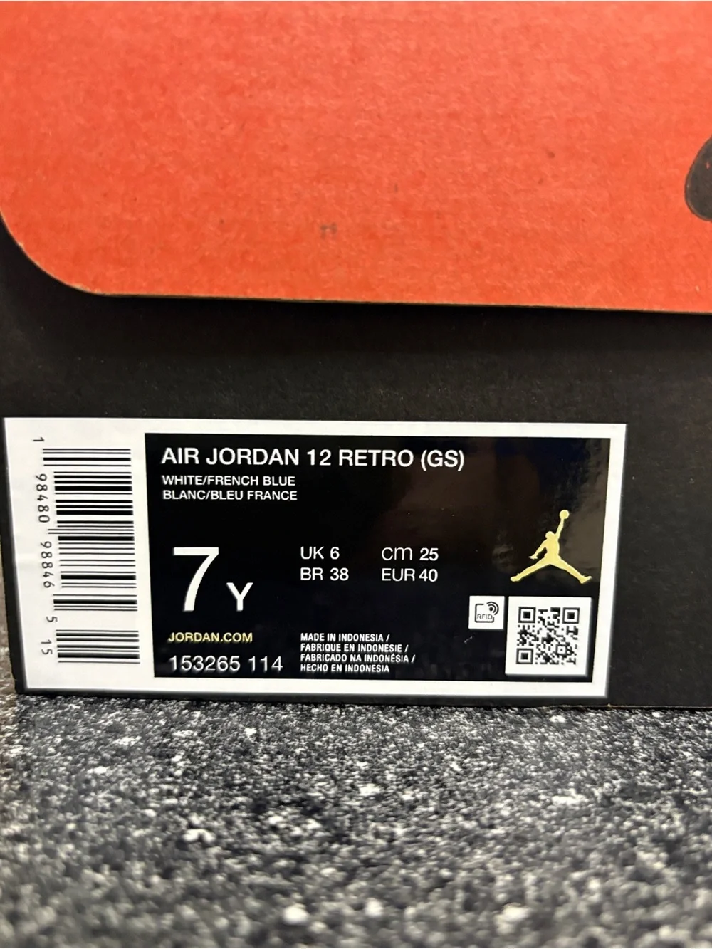 Jordan Retro 12 French Blue (Grade School)